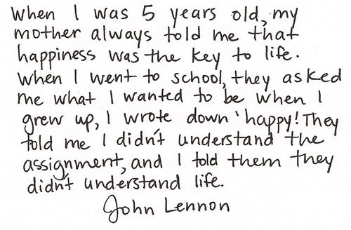 john lennon quotes when i was 5